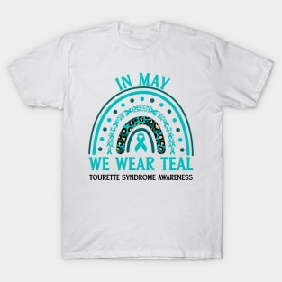 In May We Wear Teal Tourette Syndrome Awareness T-Shirt